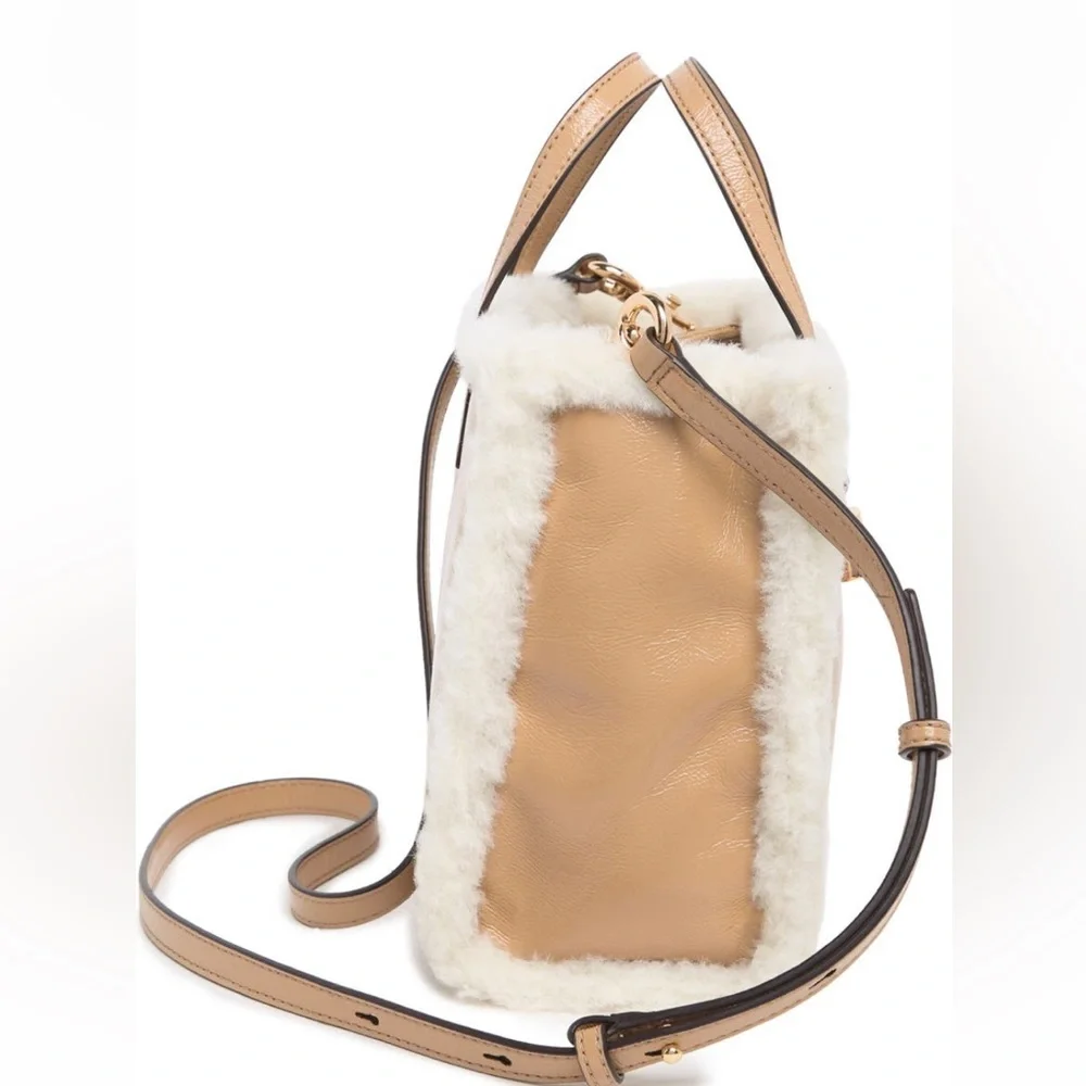 Marc Jacobs Mini grind faux fur trimmed tote - Picture 4 of 5